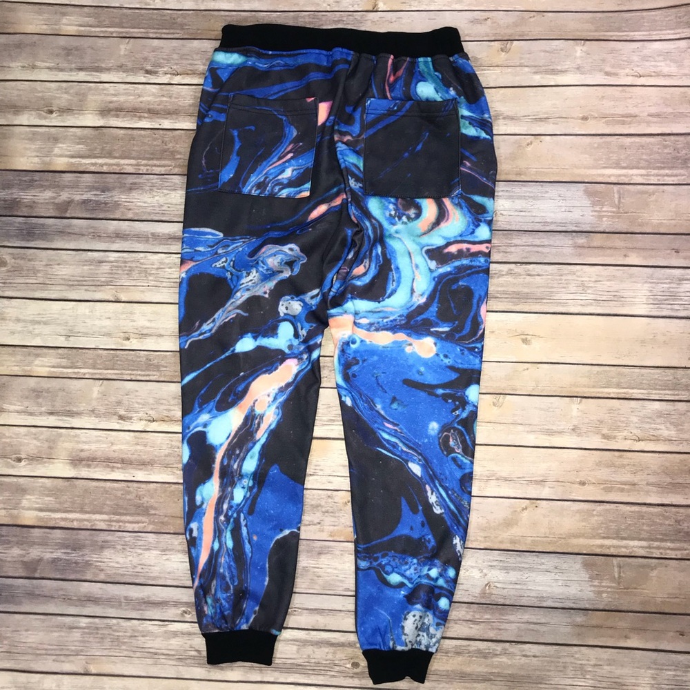 Brand New Elwood Size Medium Joggers Blueish Print - Picture 4 of 6